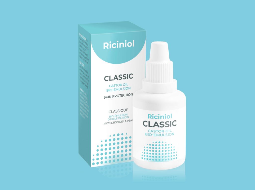 Riciniol Classic Bottle and Box Render