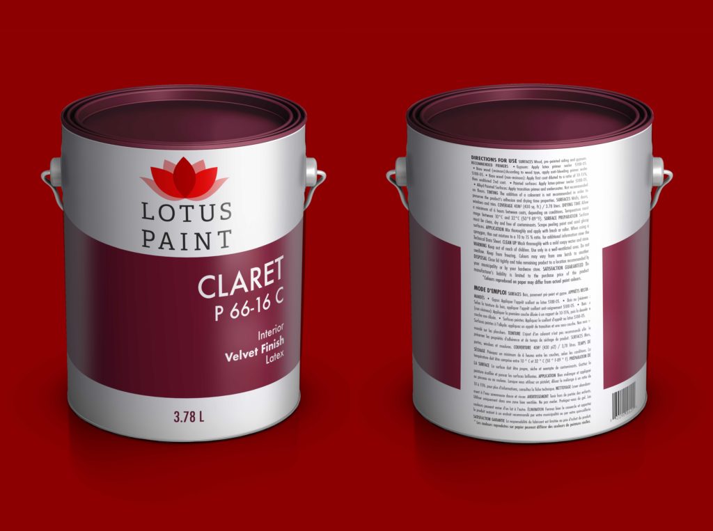 Lotus Paint Cans